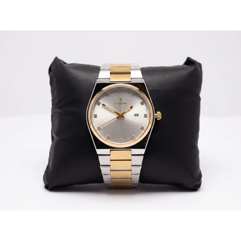 LV LEFAN Two-Tone Men's Watch